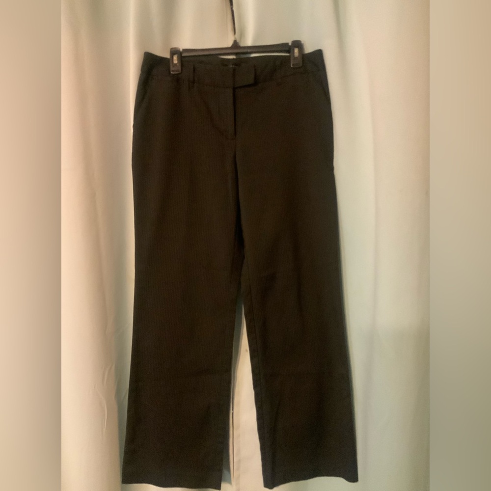 Daisy Fuentes Black Pinstripe Pants